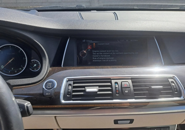 BMW 5GT cena 59900 przebieg: 273935, rok produkcji 2015 z Kartuzy małe 154